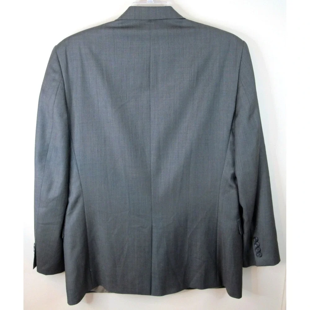 Lauren Ralph Lauren 100% Wool Gray 2 Button Blazer‎ Sport Coat Jacket 40 R